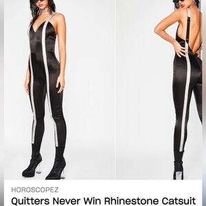 Black and Silver Jumpsuit